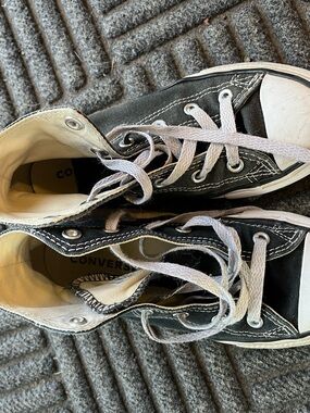 Converse Kids Black & White High-Top Sneakers